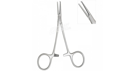 Masquito Forceps with Hook Size: 12cm STR For elastic modules or stainless steel ligature ties.