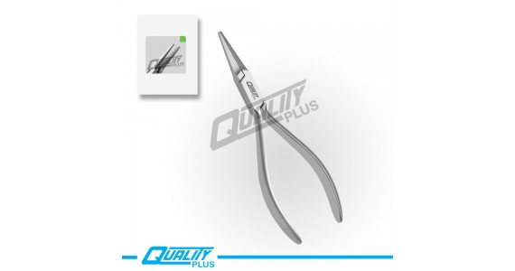 Flat Nose Plier With Cross Serration