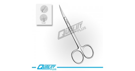 Surgical Scissors, JOSEPH, 11.5 cm, sharp-sharp Serrated Curved