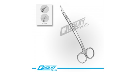 Gum Iris scissors sharp-sharp curved 11cm 110mm Curved