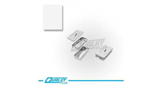 Instrument Sterilization Tray with lid Size 8″x4″x2″ 