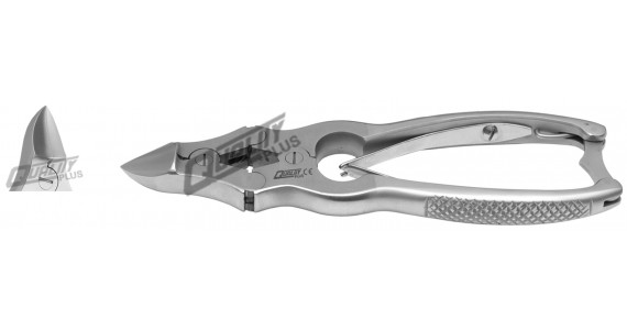 Double Action Nail Nipper Curved With Lock 15cm