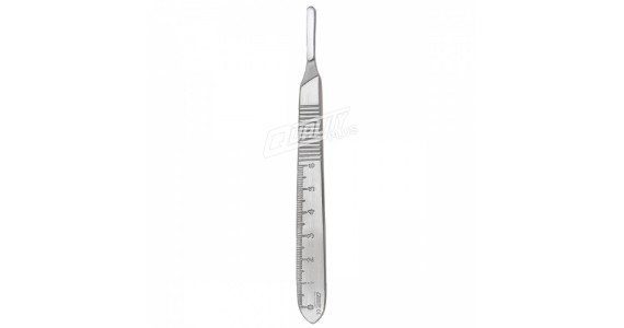 Scalpel Handle with Scale # 4