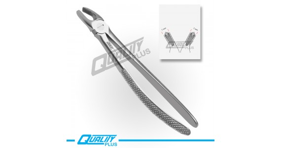 Fig: 18A Extraction Forceps English Pattern Serration